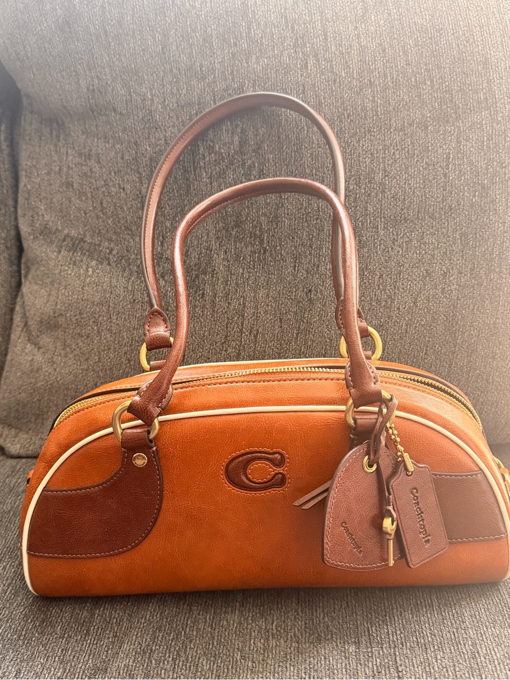 Coachtopia brown bowler bag - Picture 3 of 11